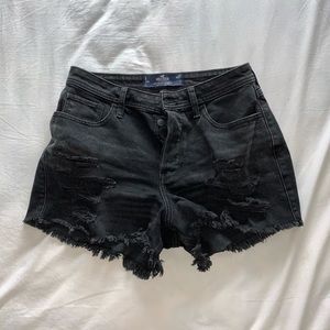 Hollister High-Rise Denim Mom Shorts